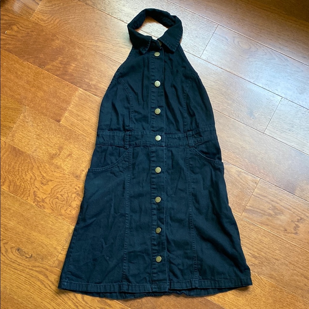 Free People Sami Denim Mini Dress